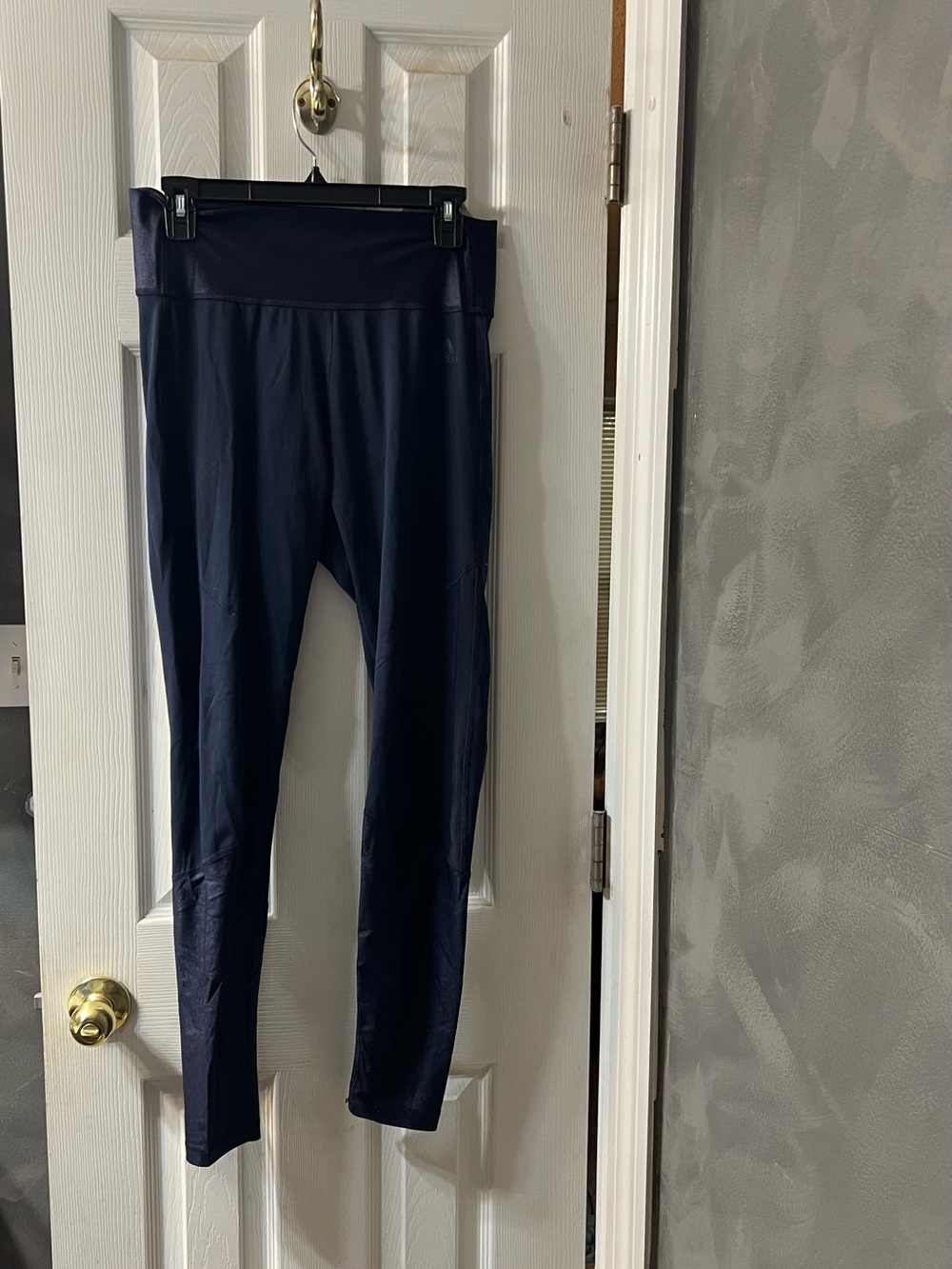 Adidas Shimmer Navy Circuit High Waist Tights Women’s Large Activewear Leggings